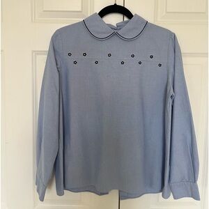 Jupe By Jackie Embroidered Oxford Shirt